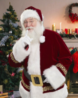 Big Red Santa recommends secrecy