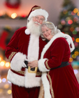 Big Red Santa and Mrs. Claus